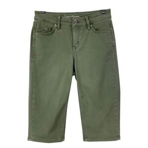 Tommy Bahama Women High Rise Boardwalk Tea Leaf Shorts Size 0x15 Green